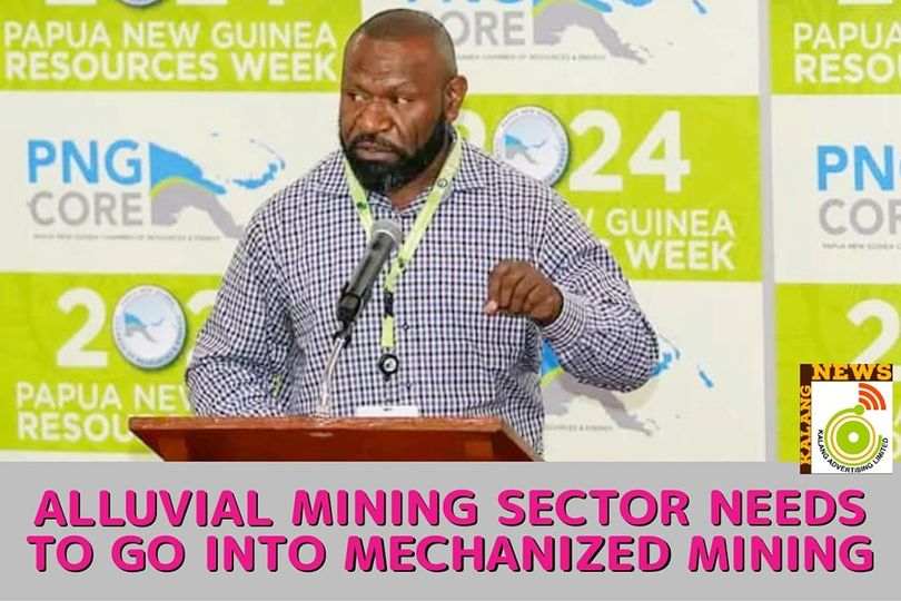 ALLUVIAL MINING SECTOR NEEDS TO GO INTO MECHANIZED MINING