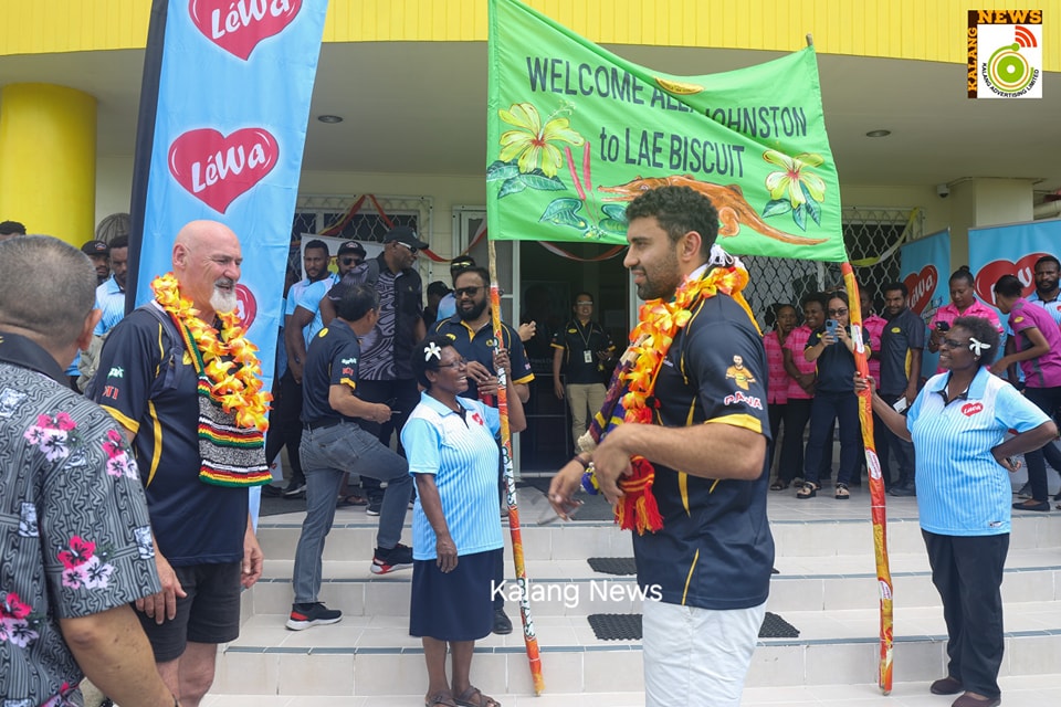 AJ PAYS VISIT TO LAE BISCUIT HQ & FACTORY