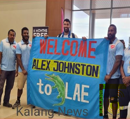 LAE SNAX TIGERS PLAYERS WELCOME ALEX JOHNSTON