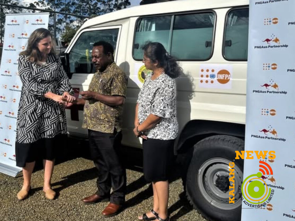 AUSTRALIA AND UNFPA BOOST ENGA EMERGENCY SERVICES WITH AMBULANCE